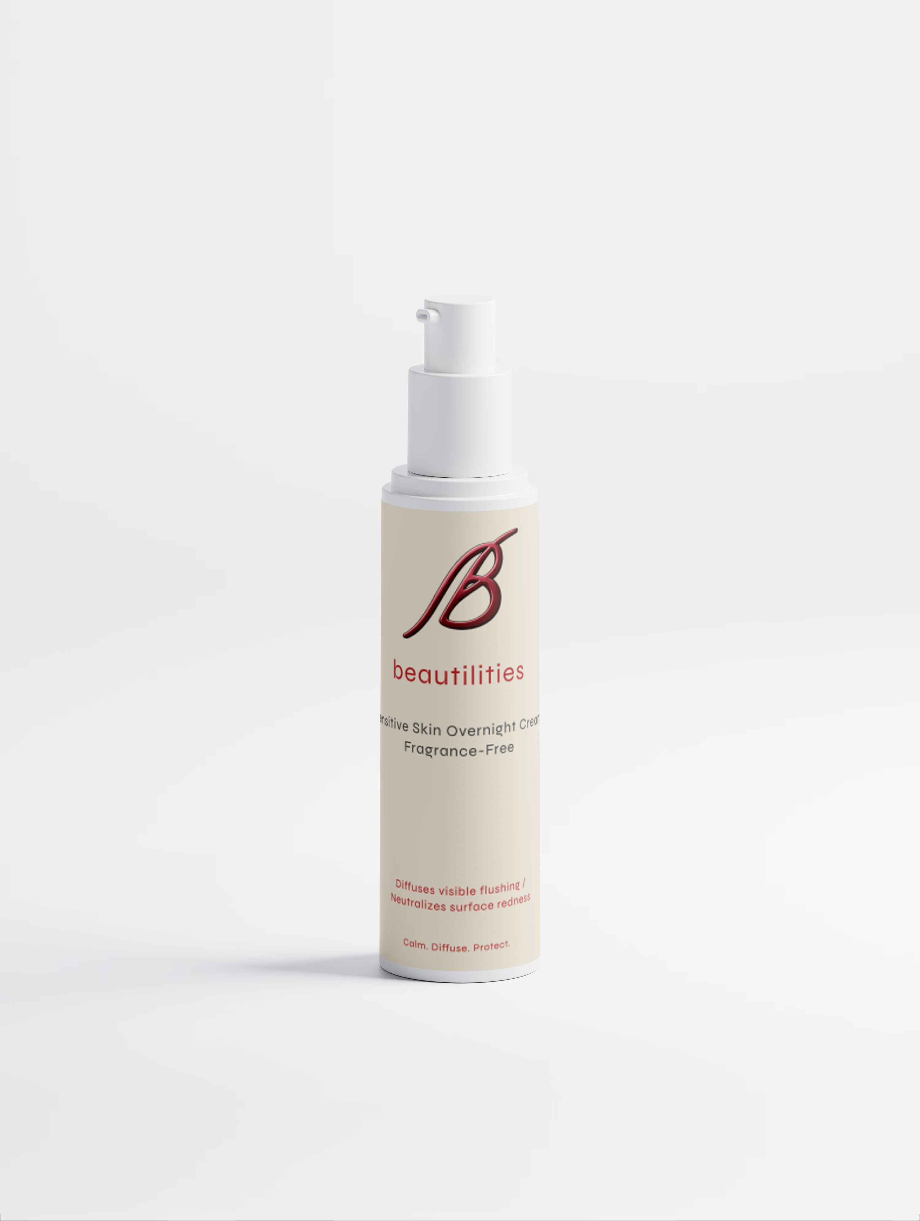 Sensitive Skin Overnight Cream, Fragrance-Free