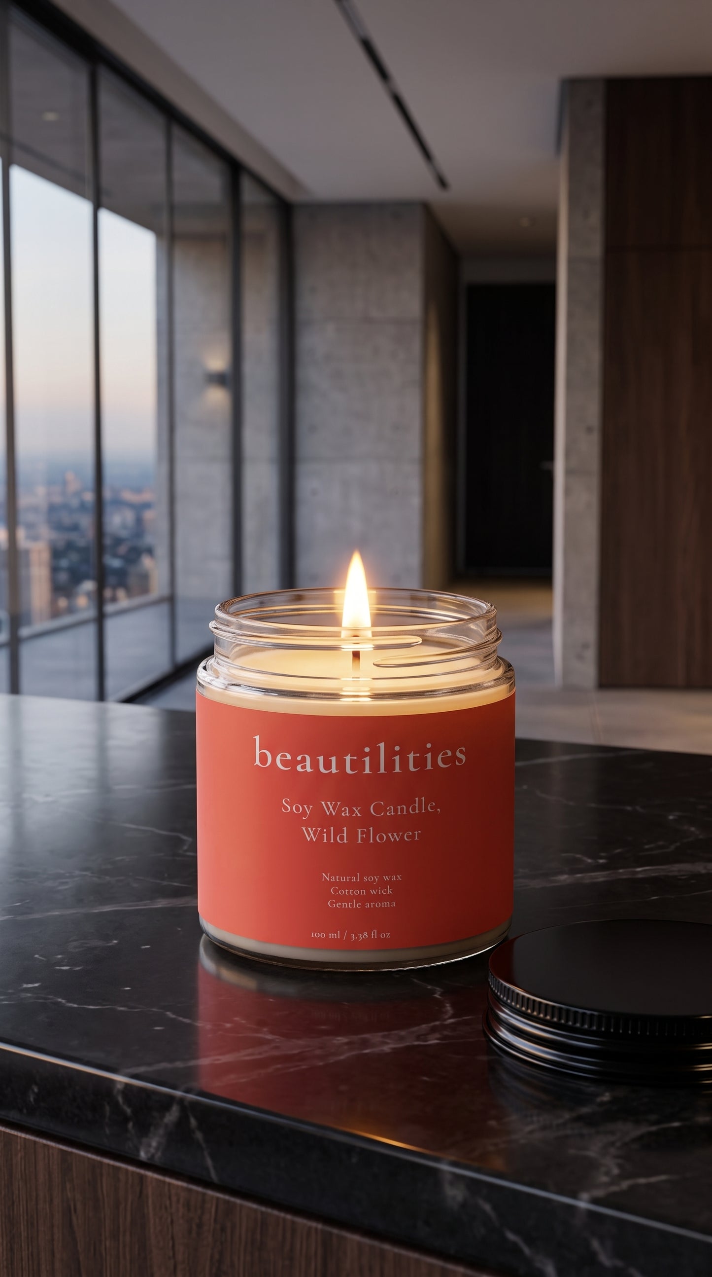 Soy Wax Candle, Wild Flower