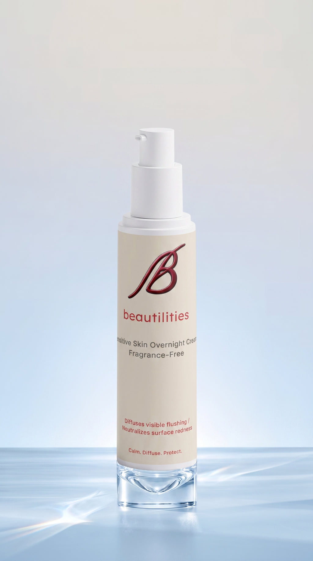 Sensitive Skin Overnight Cream, Fragrance-Free