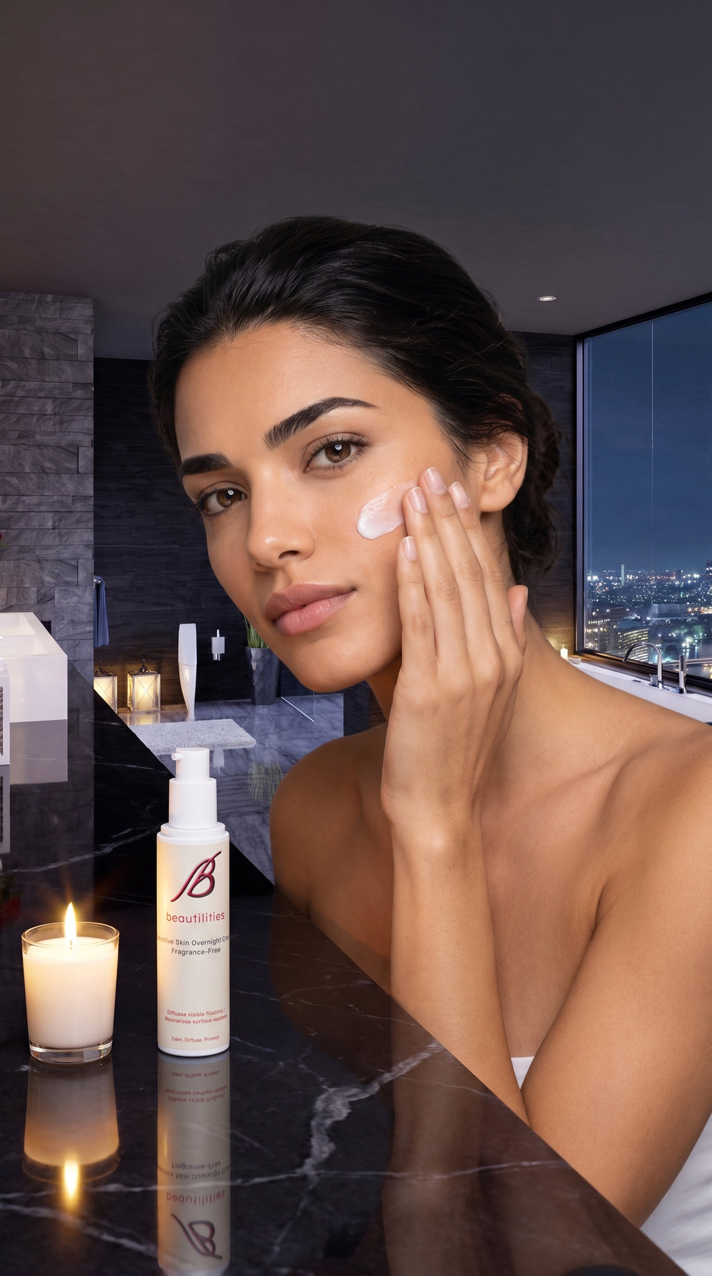 Sensitive Skin Overnight Cream, Fragrance-Free