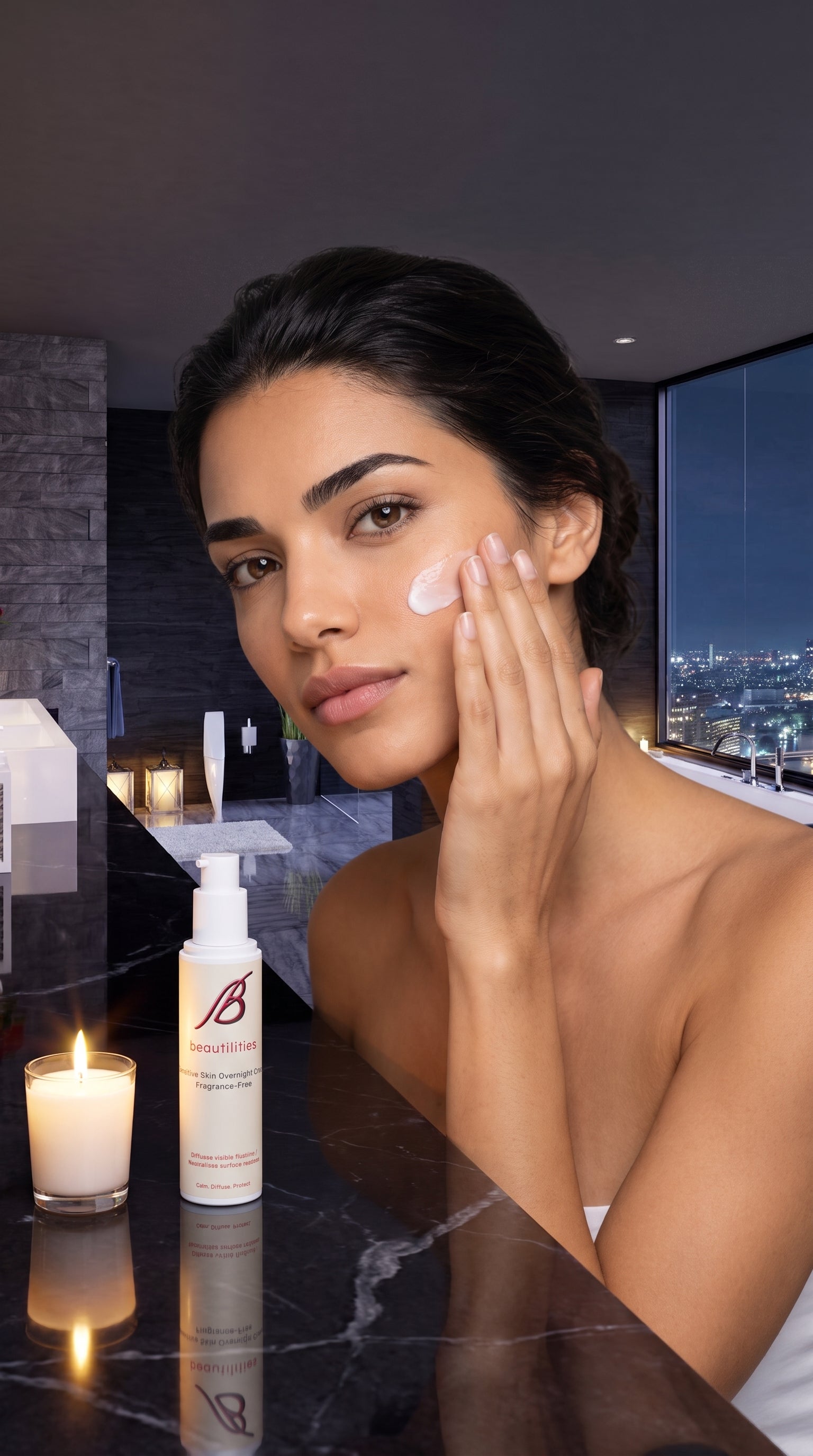 Sensitive Skin Overnight Cream, Fragrance-Free