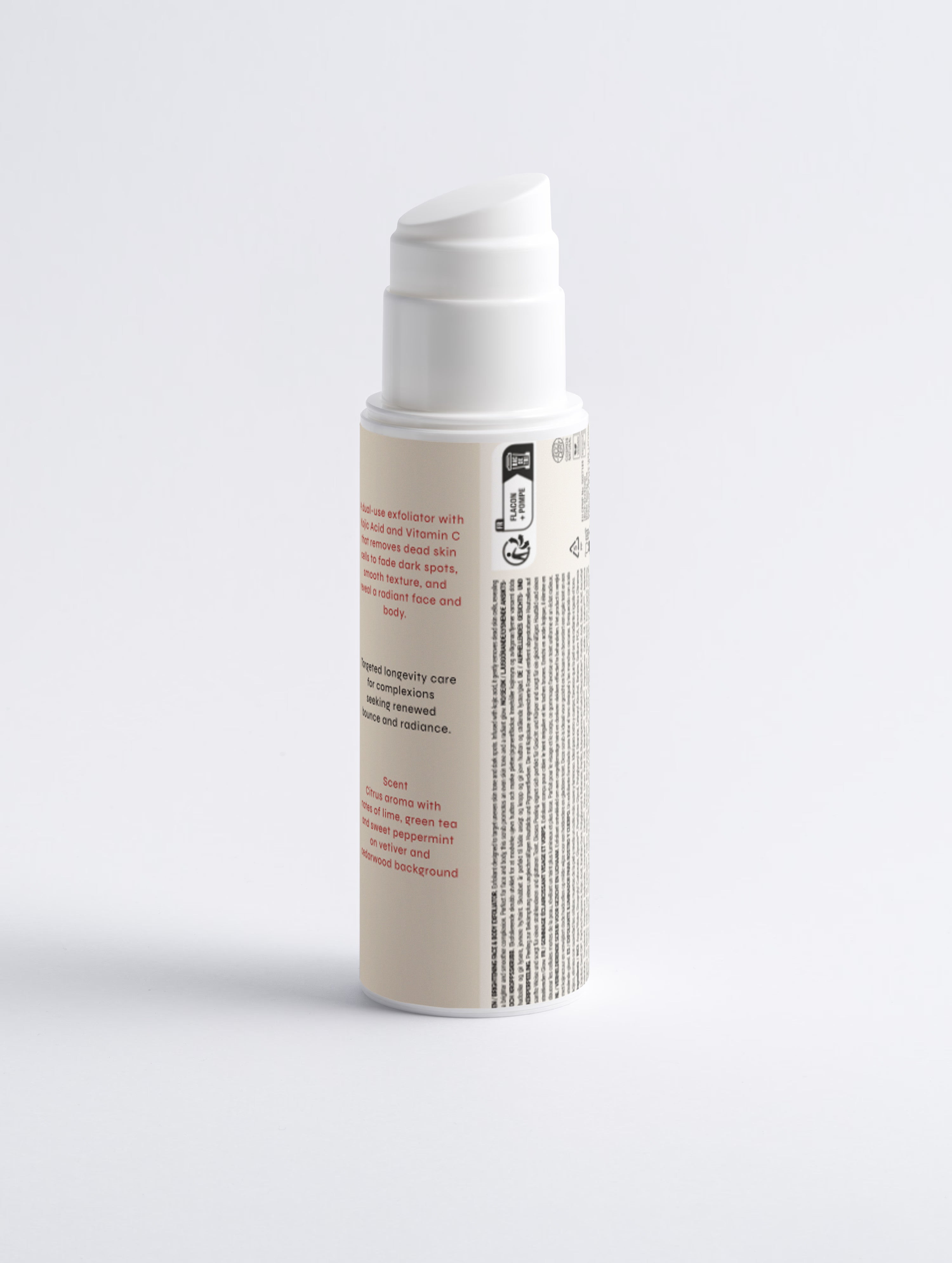 Brightening Face&Body Exfoliator with Kojic Acid