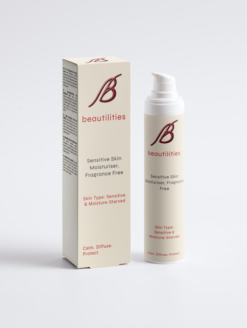 Sensitive Skin Moisturiser, Fragrance Free